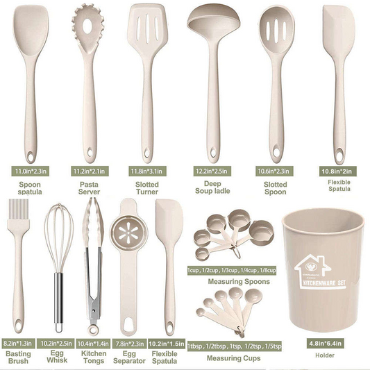 Cooking Silicone Kitchen Utensil Set