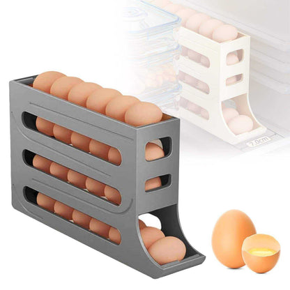 4-Tier Automatic Scrolling Egg Rack