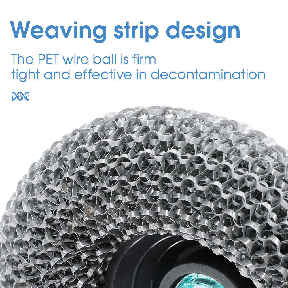 PET Soap Dispensing Palm Scrub Cleaning Brush