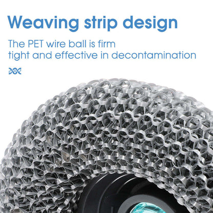 PET Soap Dispensing Palm Scrub Cleaning Brush