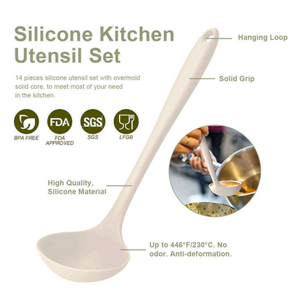 Cooking Silicone Kitchen Utensil Set