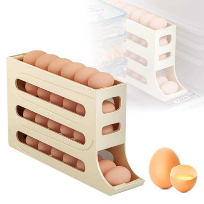 4-Tier Automatic Scrolling Egg Rack