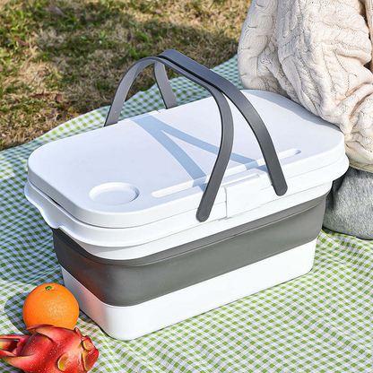 Picnic Storage Basket with Table
