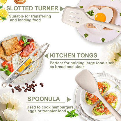 Cooking Silicone Kitchen Utensil Set