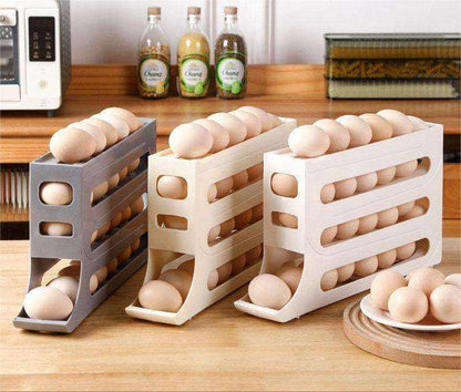 4-Tier Automatic Scrolling Egg Rack