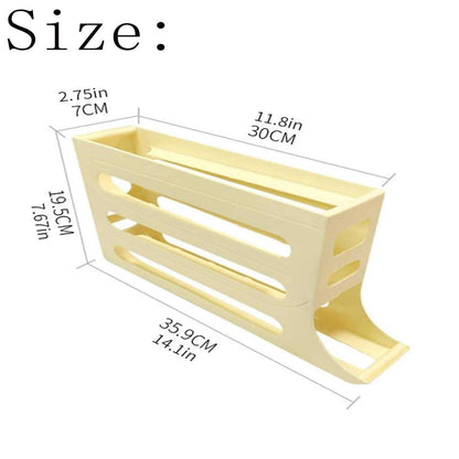 4-Tier Automatic Scrolling Egg Rack